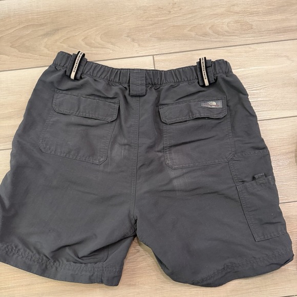 North Face Cargo Shorts Nylon Belted Hiking Outdoor Utility Pockets Mens M Gray - Picture 10 of 12